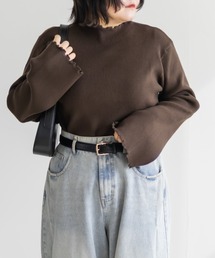 CLETTEオリジナルプチハイネックメローリブニット