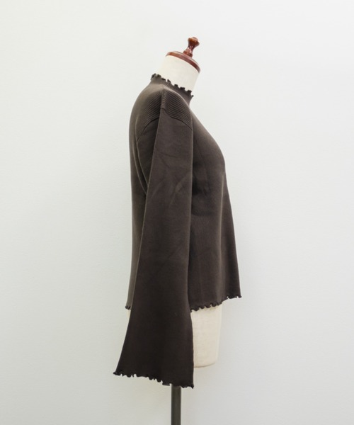 CLETTE(クレット)の「CLETTEオリジナルプチハイネックメローリブニット(ニット/セーター・レディース・ブラウン/ブラック/アイボリー・4L/3L/LL)」の15枚目の写真