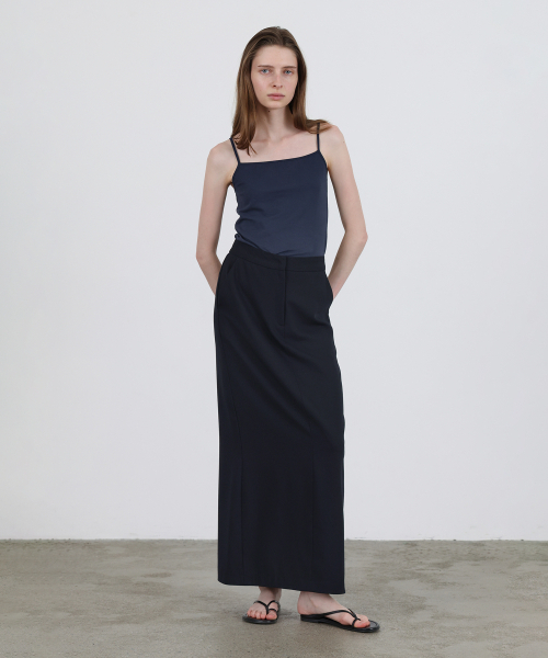 LEVAR(レバー)の「Straight Maxi Skirt - Navy(スカート・レディース・その他・MEDIUM/SMALL)」の3枚目の写真