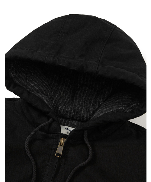 MMLG（エムエムエルジー）の「[Mmlg] WASHED WORKERS HOODIE JACKET (BLACK)（ブルゾン・レディース・その他・SMALL/MEDIUM/LARGE/X-LARGE）」の6枚目の写真