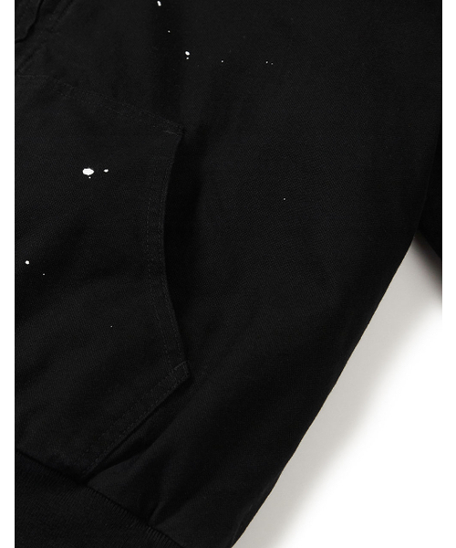 MMLG（エムエムエルジー）の「[Mmlg] WASHED WORKERS HOODIE JACKET (BLACK)（ブルゾン・レディース・その他・SMALL/MEDIUM/LARGE/X-LARGE）」の3枚目の写真