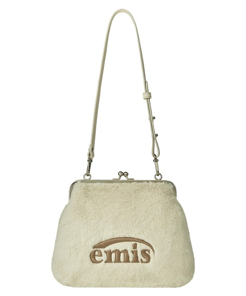 EMIS（イミス）の「FUR FRAME PURSE BAG（トートバッグ・レディース・ブラック/ベージュ・FREE）」の7枚目の写真