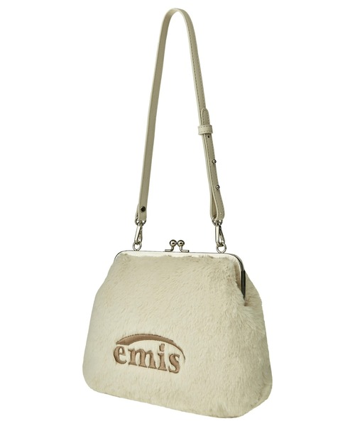 EMIS（イミス）の「FUR FRAME PURSE BAG（トートバッグ・レディース・ブラック/ベージュ・FREE）」の8枚目の写真