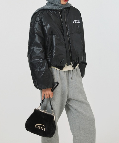 EMIS（イミス）の「FUR FRAME PURSE BAG（トートバッグ・レディース・ブラック/ベージュ・FREE）」の15枚目の写真