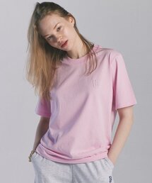バイオシルケットPBC半袖Tシャツ-ピンク