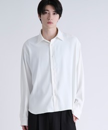 【選べる着丈】ノーブルトロミレギュラーシャツ/UVカット＆イージーケア