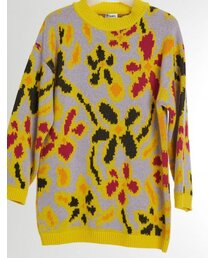 FREAKS BY KIMTAEHOON（フリークス）の「メリノウール ユニセックス ルーズフィット ヴィンセントフラワーロングニットセーター（ニット/セーター）」