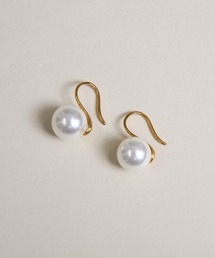 Zoule（ゾーラ）の「Zoule ゾーラ：STAINLESS ステンレスシリーズ　Stainless P-83　パール　ピアス（ピアス（両耳用））」