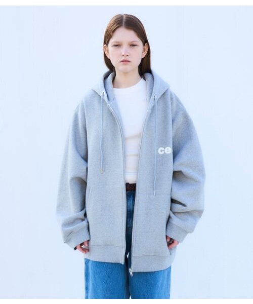 CEC ZIP-UP — фудер-парка (серый/с подкладкой из меха)