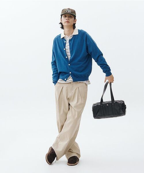 KIJUN MEN（キジュンメンズ）の「Fresh Border Pique Polo Sky Blue（ポロシャツ・メンズ・その他・MEDIUM/LARGE/X-LARGE）」の2枚目の写真