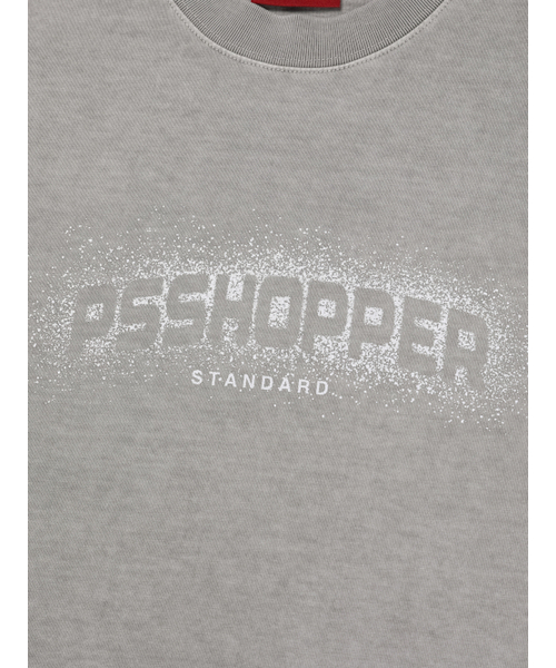 PSSHOPPER（ピーエスショッパ）の「スノープリンティング高密度半袖Tシャツ[ライトグレー]（Tシャツ/カットソー・メンズ・その他・MEDIUM/LARGE/X-LARGE）」の5枚目の写真