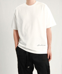 フェルバスポイントロゴ ホワイトオーバーサイズ半袖Tシャツ