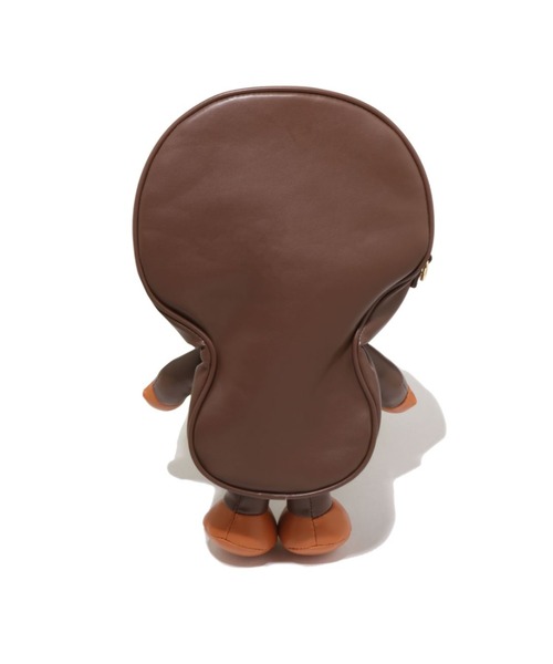 A BATHING APE(アベイシングエイプ)の「BABY MILO PLUSH DOLL SHOULDER BAG(ショルダーバッグ・レディース・ブラウン・FREE)」の3枚目の写真