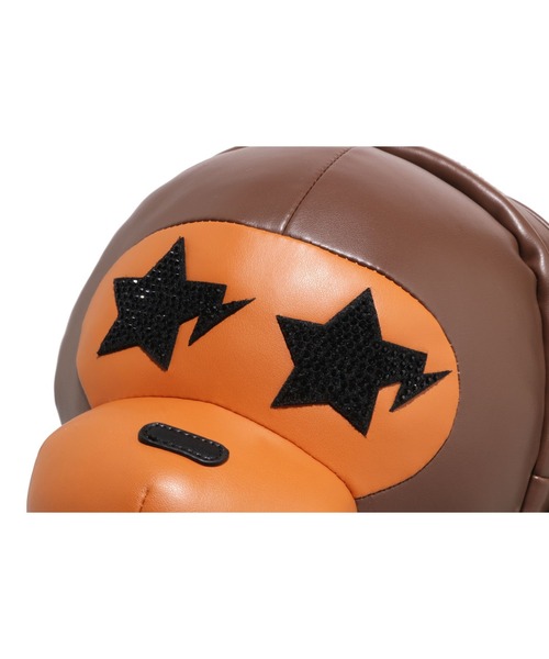 A BATHING APE(アベイシングエイプ)の「BABY MILO PLUSH DOLL SHOULDER BAG(ショルダーバッグ・レディース・ブラウン・FREE)」の4枚目の写真