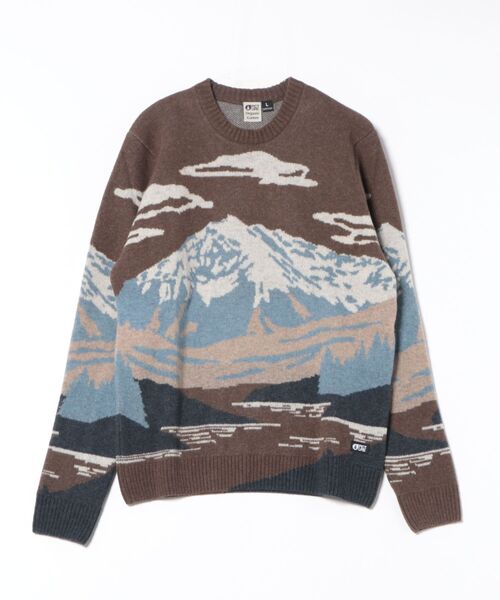 PICTURE ORGANIC CLOTHING（ピクチャーオーガニッククロージング）の「【PICTURE/ピクチャー】GIBOW KNIT SWEATER　ニット　セーター　総柄（ニット/セーター・メンズ・マルチ・MEDIUM/LARGE/X-LARGE）」の4枚目の写真