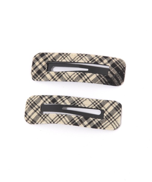 チェック柄2SETヘアピン（ヘアピン）｜niko and（ニコアンド）の