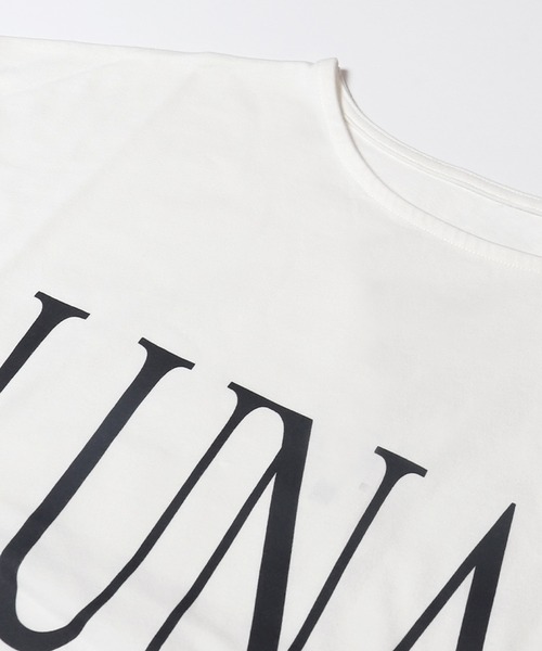 coca（coca）（コカ）の「ボートネックロゴロングTシャツ（Tシャツ/カットソー・レディース・グレー/ホワイト・XL/S/M/L）」の15枚目の写真