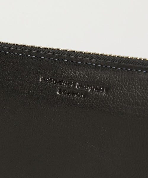 KATHARINE HAMNETT LONDON (キャサリンハムネットロンドン)の「KATHARINE HAMNETT LONDON/キャサリンハムネットロンドン BUMP ラウンドファスナー長財布(490-52306)(財布・メンズ・ネイビー/ブラウン/ブラック・FREE)」の4枚目の写真