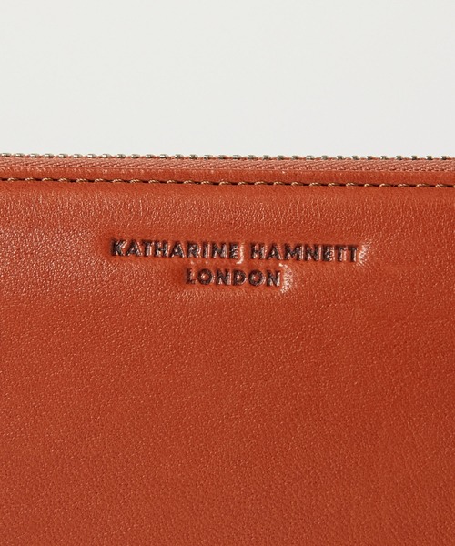 KATHARINE HAMNETT LONDON (キャサリンハムネットロンドン)の「KATHARINE HAMNETT LONDON/キャサリンハムネットロンドン BUMP ラウンドファスナー長財布(490-52306)(財布・メンズ・ネイビー/ブラウン/ブラック・FREE)」の10枚目の写真