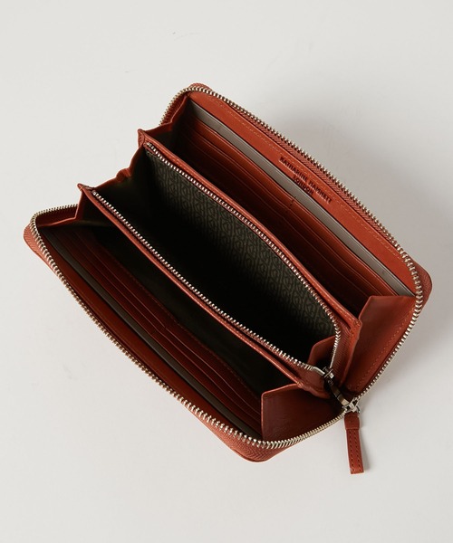 KATHARINE HAMNETT LONDON (キャサリンハムネットロンドン)の「KATHARINE HAMNETT LONDON/キャサリンハムネットロンドン BUMP ラウンドファスナー長財布(490-52306)(財布・メンズ・ネイビー/ブラウン/ブラック・FREE)」の15枚目の写真