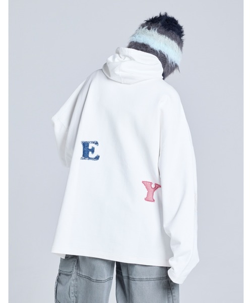 Little sunny bite(リトルサニーバイト)の「【8】【it】【Little Sunny Bite】alphabet hoodie(パーカー・レディース・ホワイト/ブラック/グレー・MEDIUM/SMALL)」の7枚目の写真