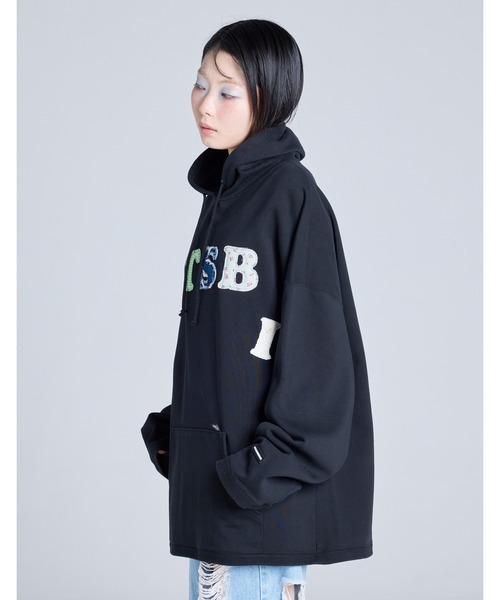 Little sunny bite(リトルサニーバイト)の「【8】【it】【Little Sunny Bite】alphabet hoodie(パーカー・レディース・ホワイト/ブラック/グレー・MEDIUM/SMALL)」の17枚目の写真