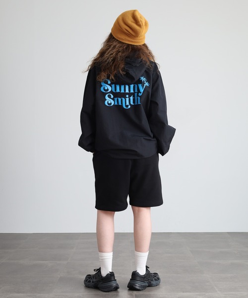 Sunny Smith(サニースミス)の「SUNNY SMITH ポケッタブル コットンライクナイロン ヤシの木ロゴ刺繍 アノラックパーカ(その他アウター・メンズ・ブラック/ネイビー・M/L)」の10枚目の写真
