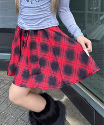 DAESE TOKYO（デセトウキョウ）の「『DAESE TOKYO/デセトウキョウ』腰巻きチェックスカート（スカート）」