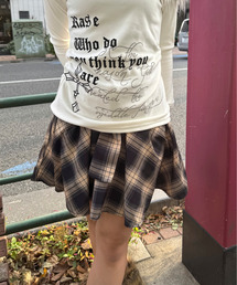 DAESE TOKYO（デセトウキョウ）の「『DAESE TOKYO/デセトウキョウ』腰巻きチェックスカート（スカート）」