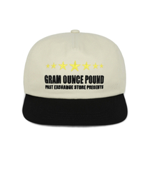 GRAM OUNCE POUND（グラムオンスポンド）の「Seven Stars Two Tone 5-Panel Cap_Cream（キャップ）」