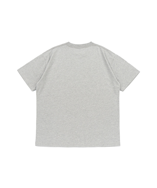 NET SOCIAL CLUB(ネットソーシャルクラブ)の「アーチロゴ半袖Tシャツ(メランジ)(Tシャツ/カットソー・レディース・グレー・S/M/L/XL)」の2枚目の写真