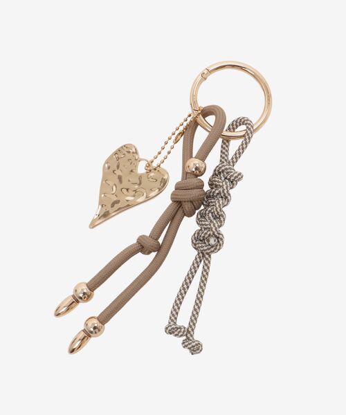 le.coeur blanc（ルクールブラン）の「ハートチャーム（キーホルダー・レディース・ベージュ/グレー・FREE）」の16枚目の写真