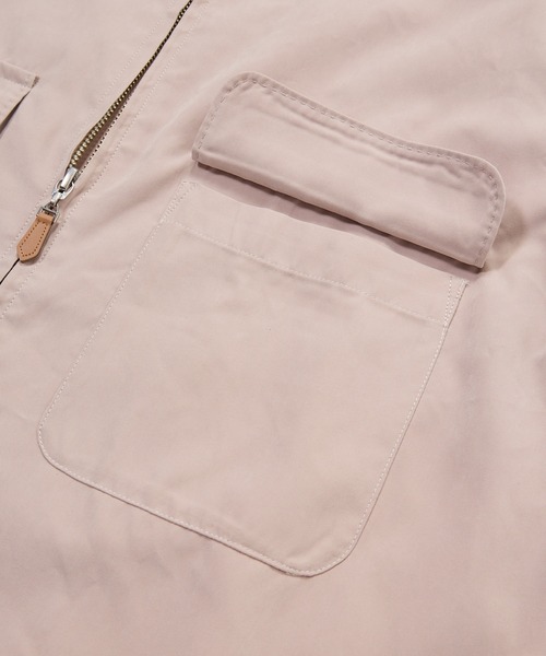 MEN'S BIGI（メンズビギ）の「フィブリルピーチ ショートブルゾン（ブルゾン・メンズ・ブラック/ピンク・02/03/04）」の11枚目の写真