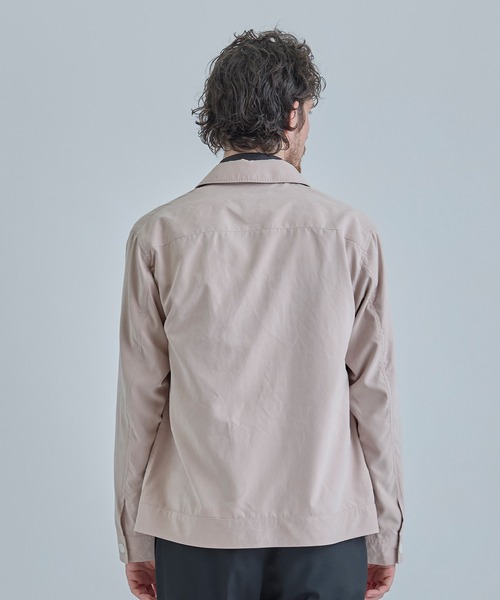 MEN'S BIGI（メンズビギ）の「フィブリルピーチ ショートブルゾン（ブルゾン・メンズ・ブラック/ピンク・02/03/04）」の4枚目の写真