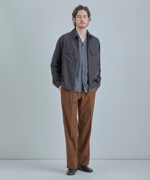 MEN'S BIGI（メンズビギ）の「フィブリルピーチ ショートブルゾン（ブルゾン・メンズ・ブラック/ピンク・02/03/04）」の6枚目の写真