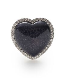 LILY BROWN（リリーブラウン）の「天然石ハートリング（リング）」