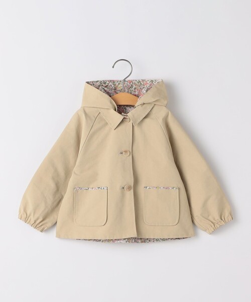 SHIPS リバーシブル　フードコート SHIPS KIDS:80～90cm / リバティ リバーシブル フード コート（その他