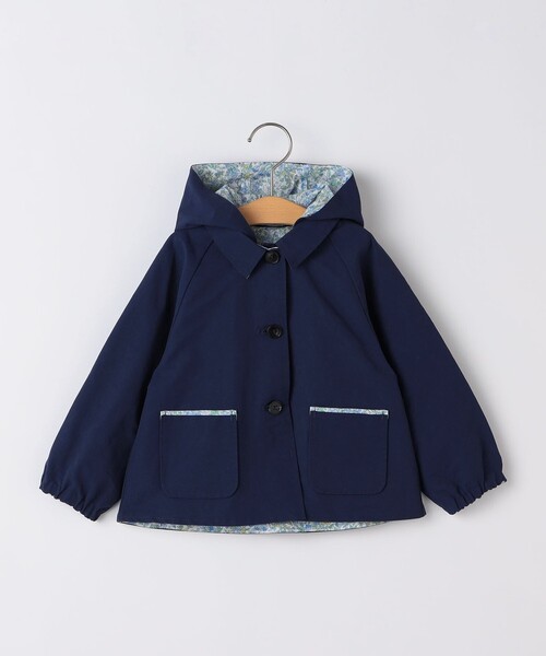 SHIPS KIDS:80～90cm / リバティ リバーシブル フード コート（その他