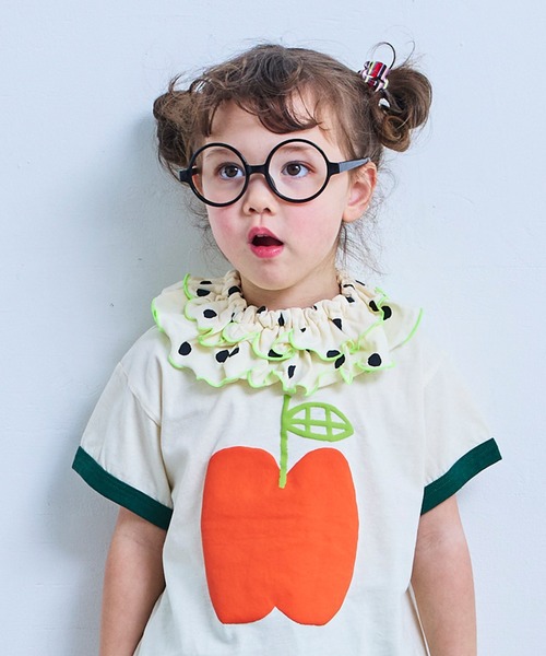 MARKEY'S(マーキーズ)の「ソウガラフリルスタイ(スタイ/よだれかけ・キッズ・イエロー系その他/ライトブルー/ホワイト系その他/グリーン系その他/ブラック系その他/ピンク系その他・FREE)」の1枚目の写真