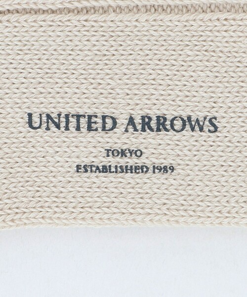 UNITED ARROWS(ユナイテッドアローズ)の「ボリューム リブソックス(ソックス/靴下・メンズ・ライトブルー/ベージュ/ピンク/ダークブラウン・FREE)」の7枚目の写真