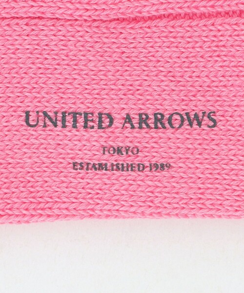 UNITED ARROWS(ユナイテッドアローズ)の「ボリューム リブソックス(ソックス/靴下・メンズ・ライトブルー/ベージュ/ピンク/ダークブラウン・FREE)」の11枚目の写真