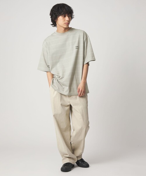 CITEN(シテン)の「<CITEN>ピンボーダーT(Tシャツ/カットソー・メンズ・ネイビー/ホワイト/ライトグレー/ブラック・L/M/S)」の6枚目の写真