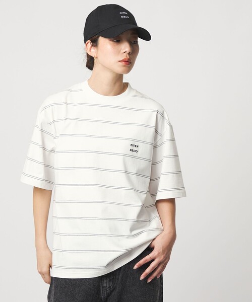 CITEN(シテン)の「<CITEN>ピンボーダーT(Tシャツ/カットソー・メンズ・ネイビー/ホワイト/ライトグレー/ブラック・L/M/S)」の10枚目の写真