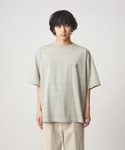 CITEN(シテン)の「<CITEN>ピンボーダーT(Tシャツ/カットソー・メンズ・ネイビー/ホワイト/ライトグレー/ブラック・L/M/S)」の17枚目の写真
