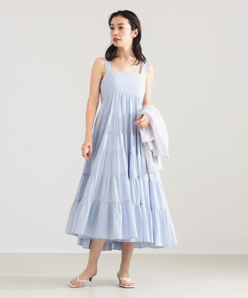 Demi-Luxe BEAMS（デミルクス ビームス）の「MARIHA / 虹の女神のワンピース（ワンピース・レディース・サックスブルー・36S/38）」の4枚目の写真