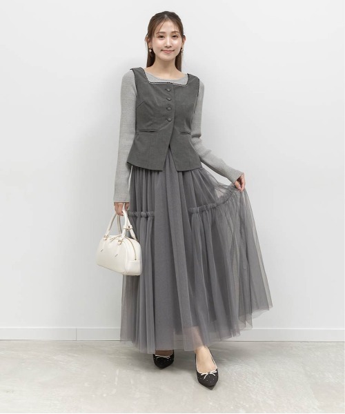 RANDA(ランダ)の「モノグラムパーツリボンパンプス(パンプス・レディース・イエロー/ブラック/アイボリー・24/23/23.5/24.5/22.5/22/25/25.5)」の20枚目の写真