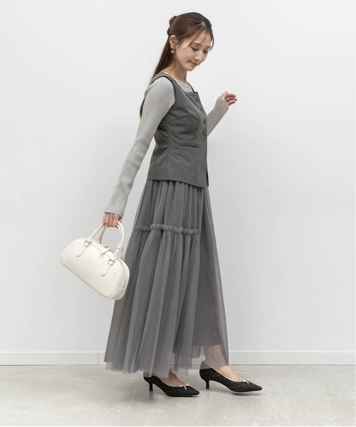RANDA(ランダ)の「モノグラムパーツリボンパンプス(パンプス・レディース・イエロー/ブラック/アイボリー・24/23/23.5/24.5/22.5/22/25/25.5)」の21枚目の写真