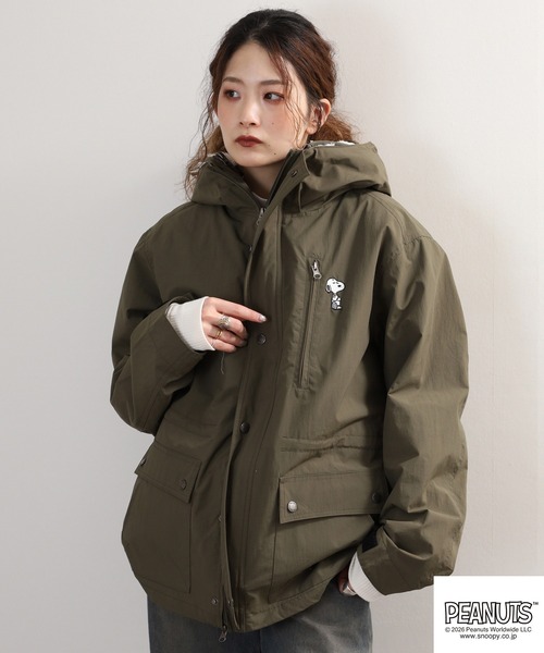 PEANUTS スヌーピー柄3WAYマウンテンパーカー（マウンテンパーカー
