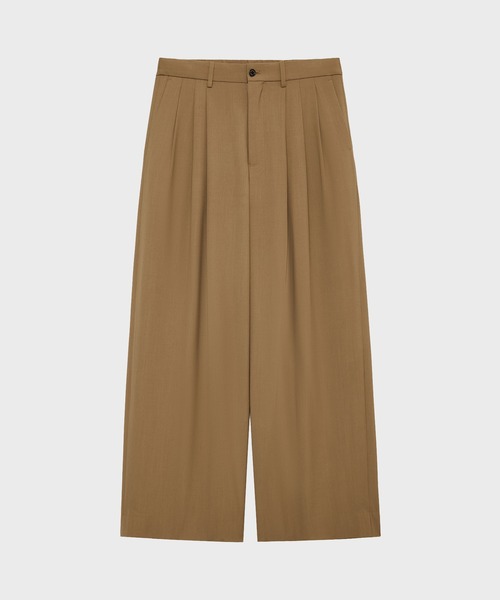 MARKAWARE/マーカウェア】TRIPLE PLEATED WIDE TROUSERS（スラックス