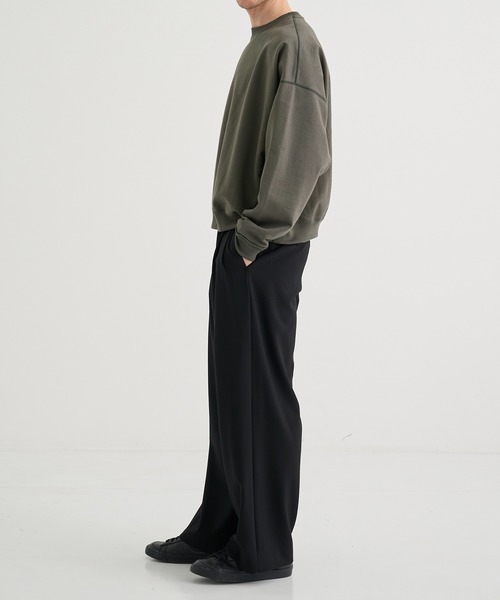 MARKAWARE/マーカウェア】TRIPLE PLEATED WIDE TROUSERS（スラックス